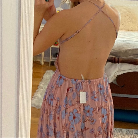Urban Outfitters Floral Backless Dress - Picture 5 of 5